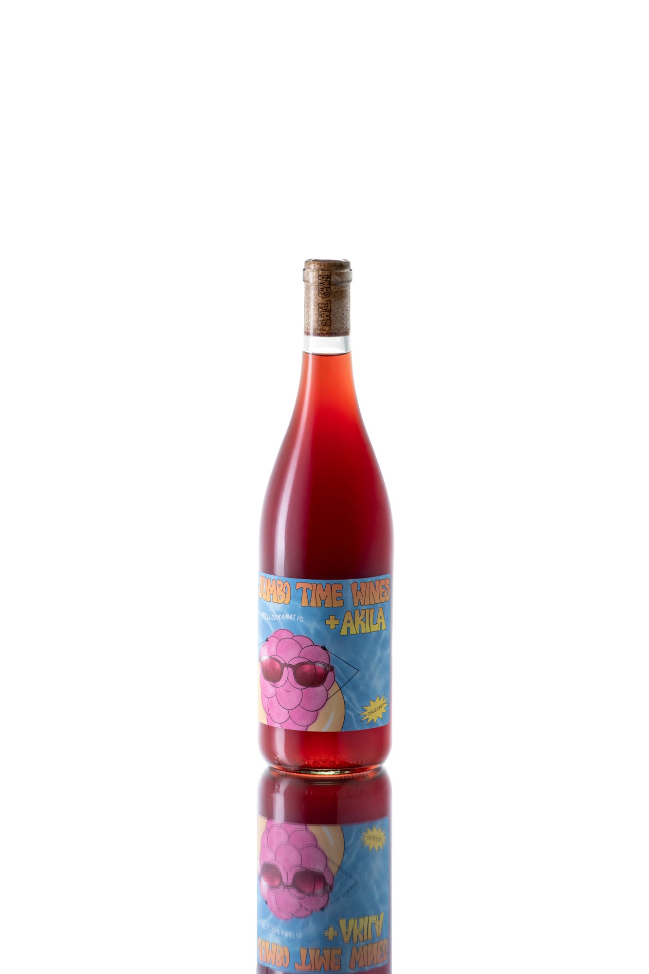 Akila x Jumbo Time Mellodramatic Wine + Glasses